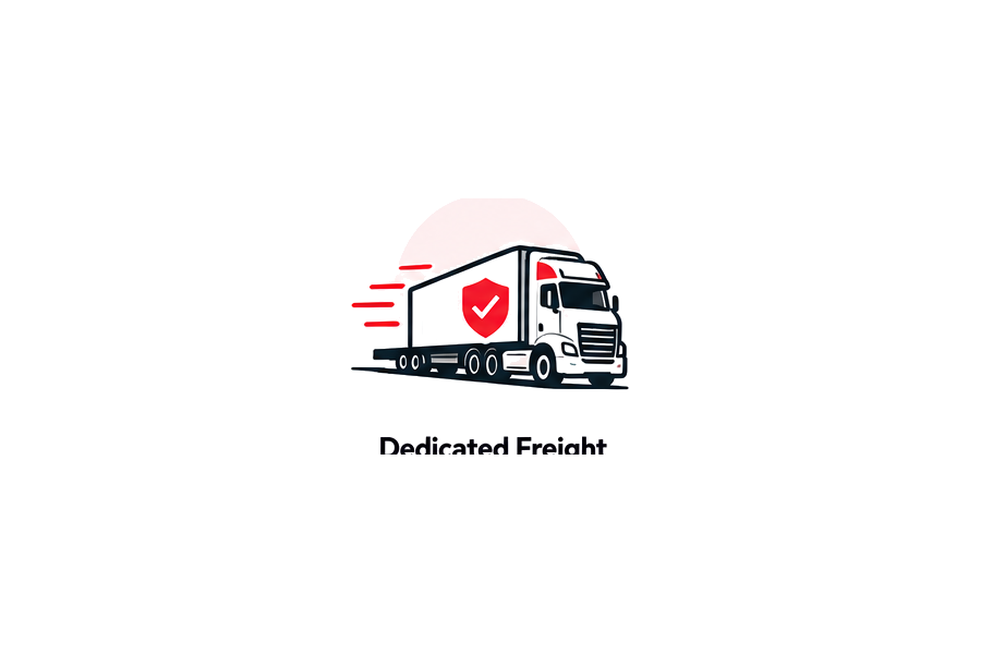 Dedicated Freight illustration